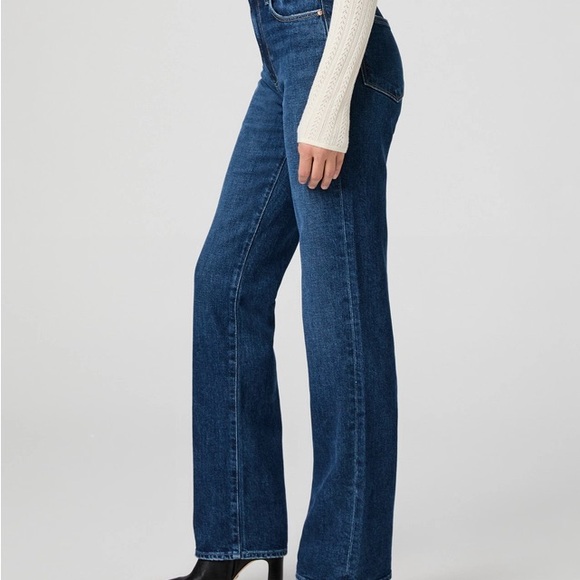 PAIGE Stevie straight leg jeans in soundcheck new nvr worn sz 30 w/33” inseam! - Picture 3 of 9